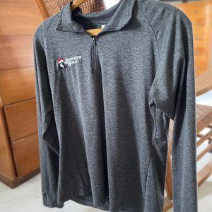 Official Jackson Hole Mountain logo quarter-zip base layer women's medium